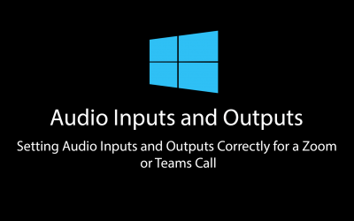 Classroom Media: Audio Inputs and Outputs